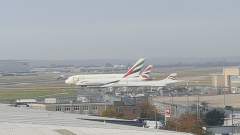 Concord at London Heathrow Airport - as seen from the Hilton Garden Inn