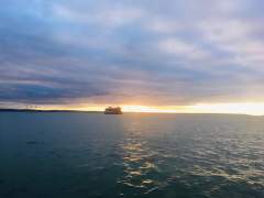 Spitbank Fort at Sunset