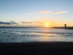 Sunset over the Solent