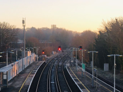Winter Sunshine at Aldershot Station