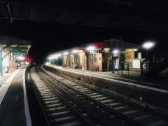 Brading Station by Night.