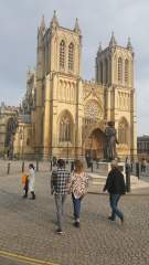 Bristol Cathedral in the sunshine
