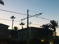 Railway Overhead Line Equipment Silhouette