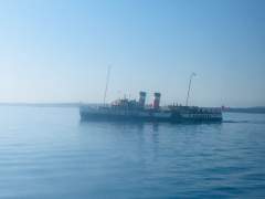PS Waverley in the Solent.