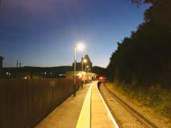 Late Dusk at Shanklin Railway Station.