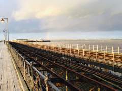 Rainbow from Ryde Pier.