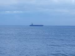 USS Gerald R Ford in the Solent