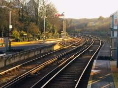 Ryde St John’s Road in the February Sunshine.