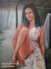 Erotic Art Painting by manujvenus