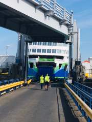 Docking at Fishbourne on the Isle of Wight