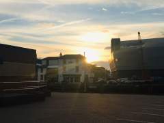 Sunset over Camber Dock