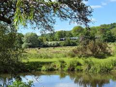 River Wey and the Railway at Godalming