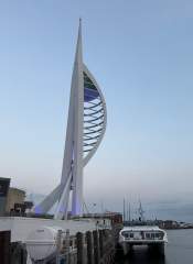 Wight Ryder II and the Spinnaker Tower.